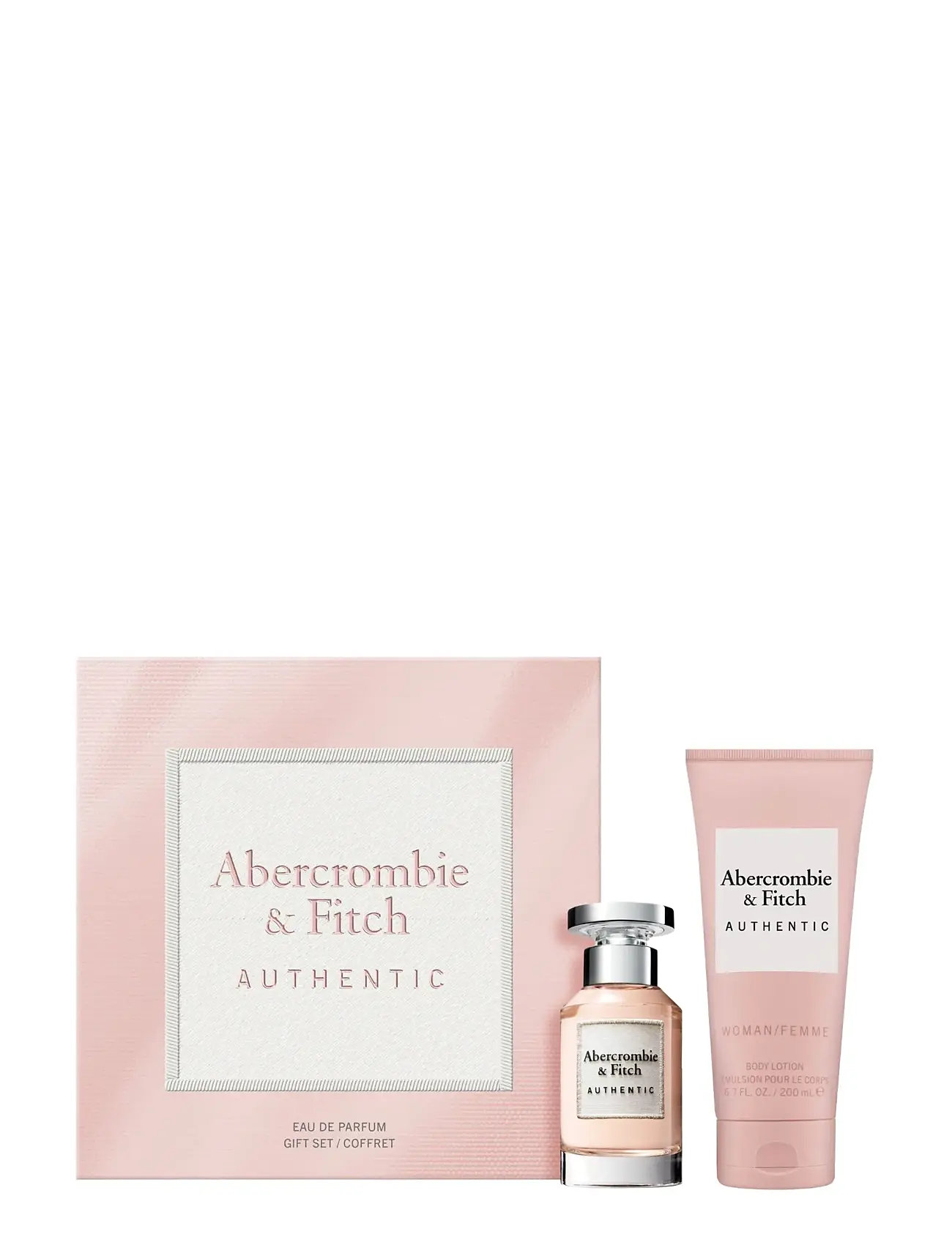 Abercrombie & Fitch Authentic Woman Eau De Parfum 50ml + 200ml Bl 250 ml, 250 ml, Pink, Parfume > Eau De Parfum, Dame