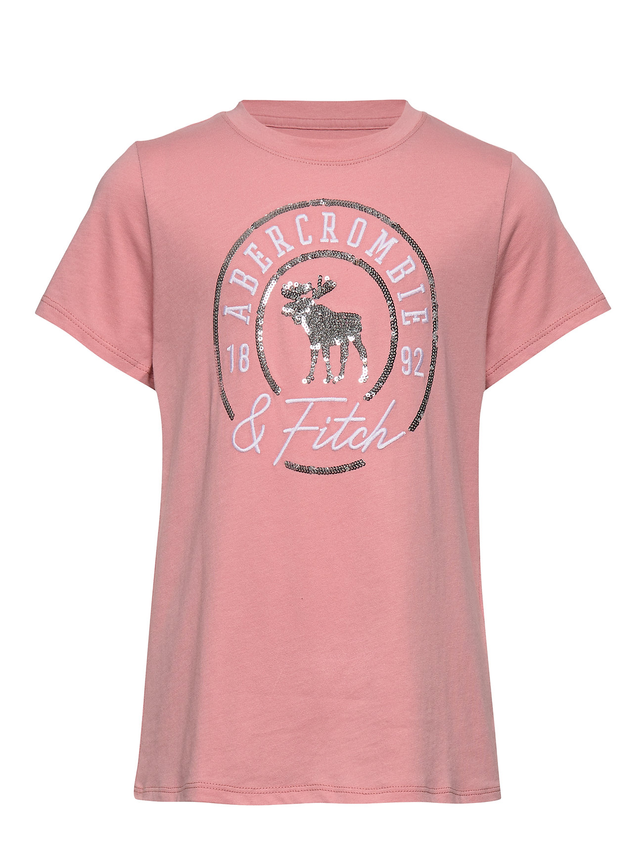 ABERCROMBIE & FITCH HEATHER GREY T SHIRT