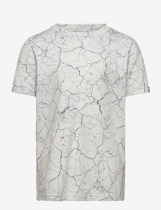 kids BOYS KNITS - t-shirts à manches courtes - grey cracked pattern