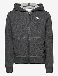Abercrombie Kids | Stort utvalg av de seneste nyhetene Abercrombie & Fitch CORE Hettejakke grey dip dye