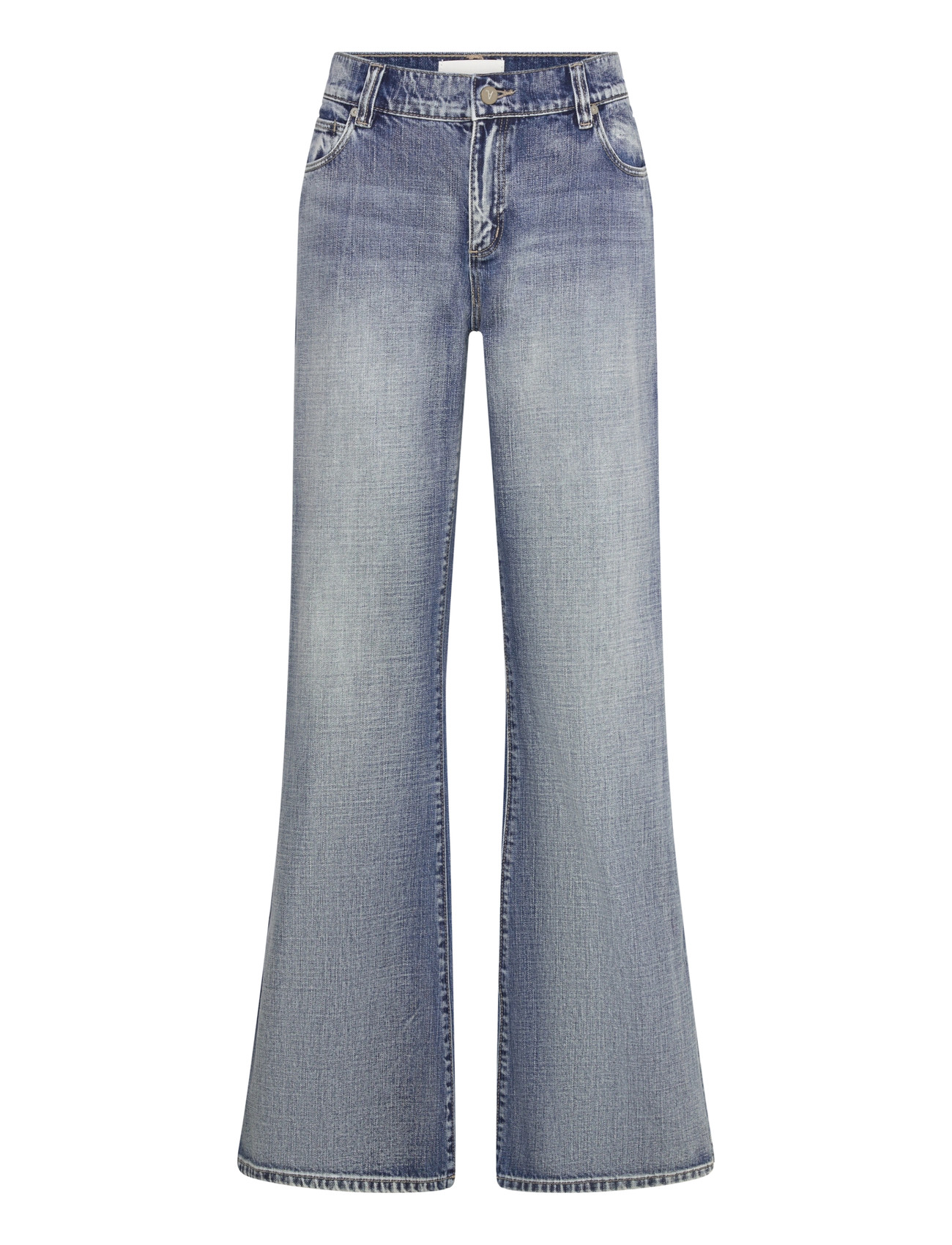 ABRAND 99 Low Baggy Flare Tall Keira Mid Vintage Blue, W23, Blue, Jeans > Flares, Dame