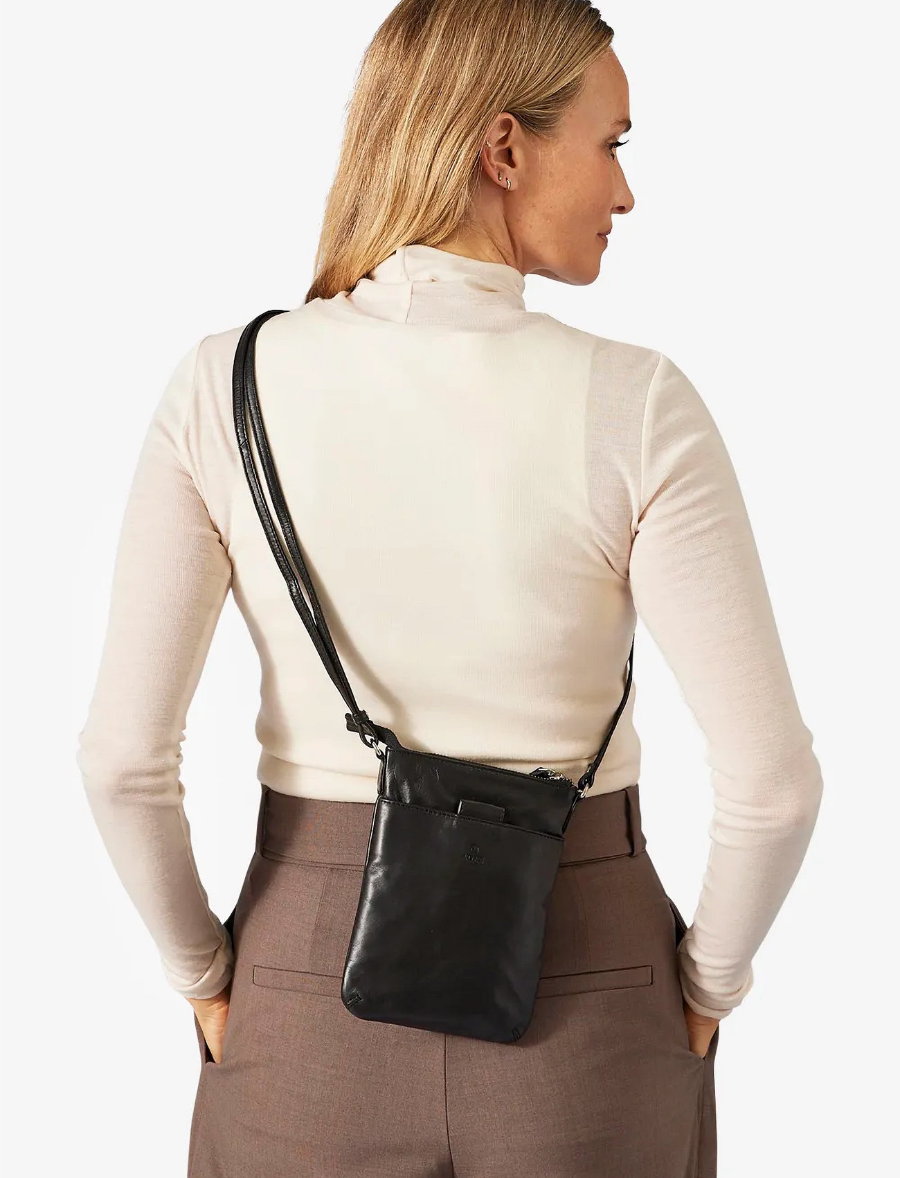 Adax Amalfi Shoulder Bag Abbie, One Size, Black, Tasker > Crossbody-Tasker, Dame