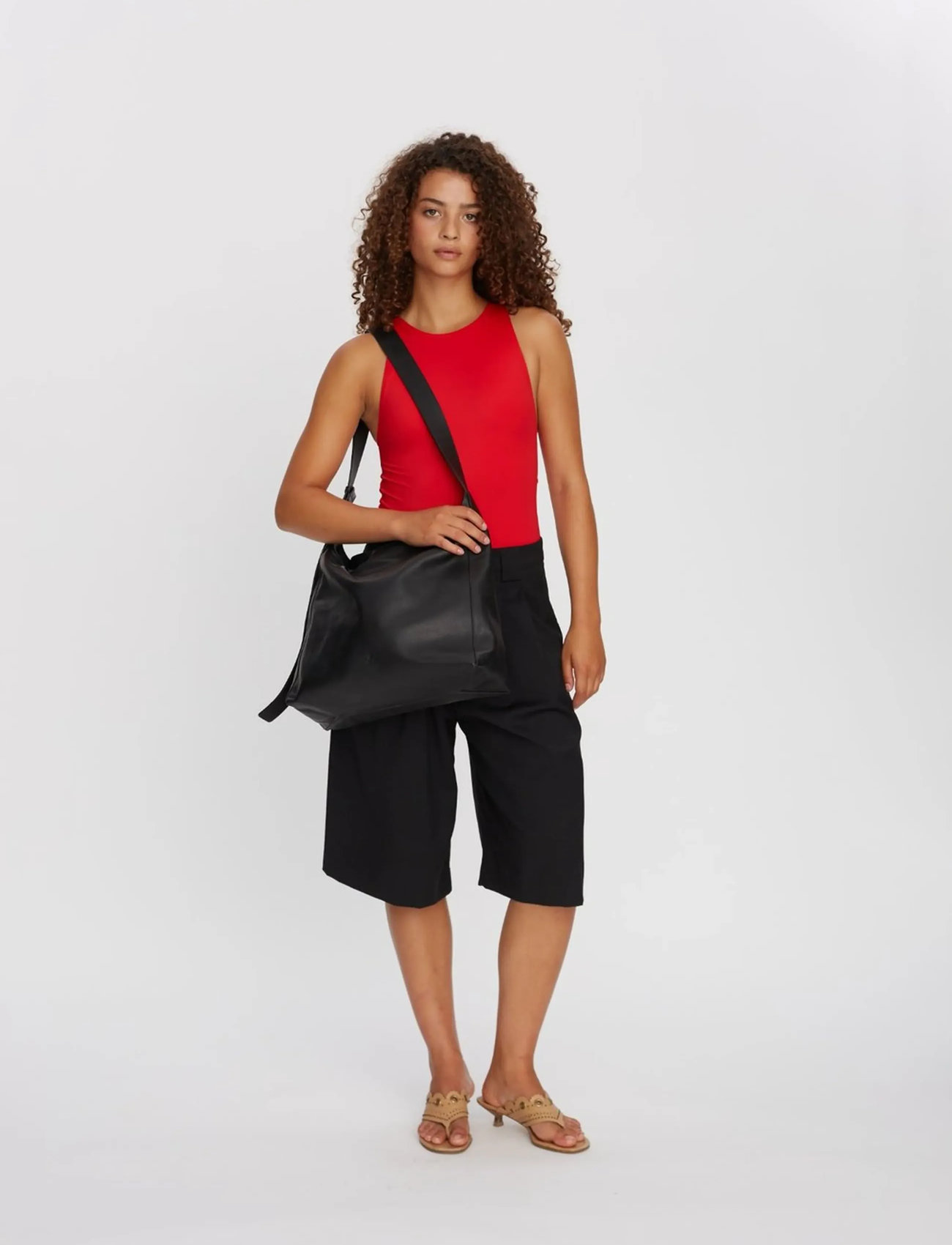 Adax Vittoria Shoulder Bag Isabel, One Size, Black, Tasker > Små Skuldertasker-Crossbody-Tasker, Dame