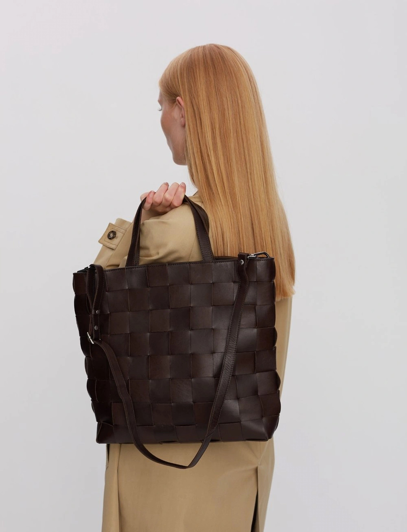 Adax Limona Shopper Indy, One Size, Brown, Tasker > Shoppere, Dame