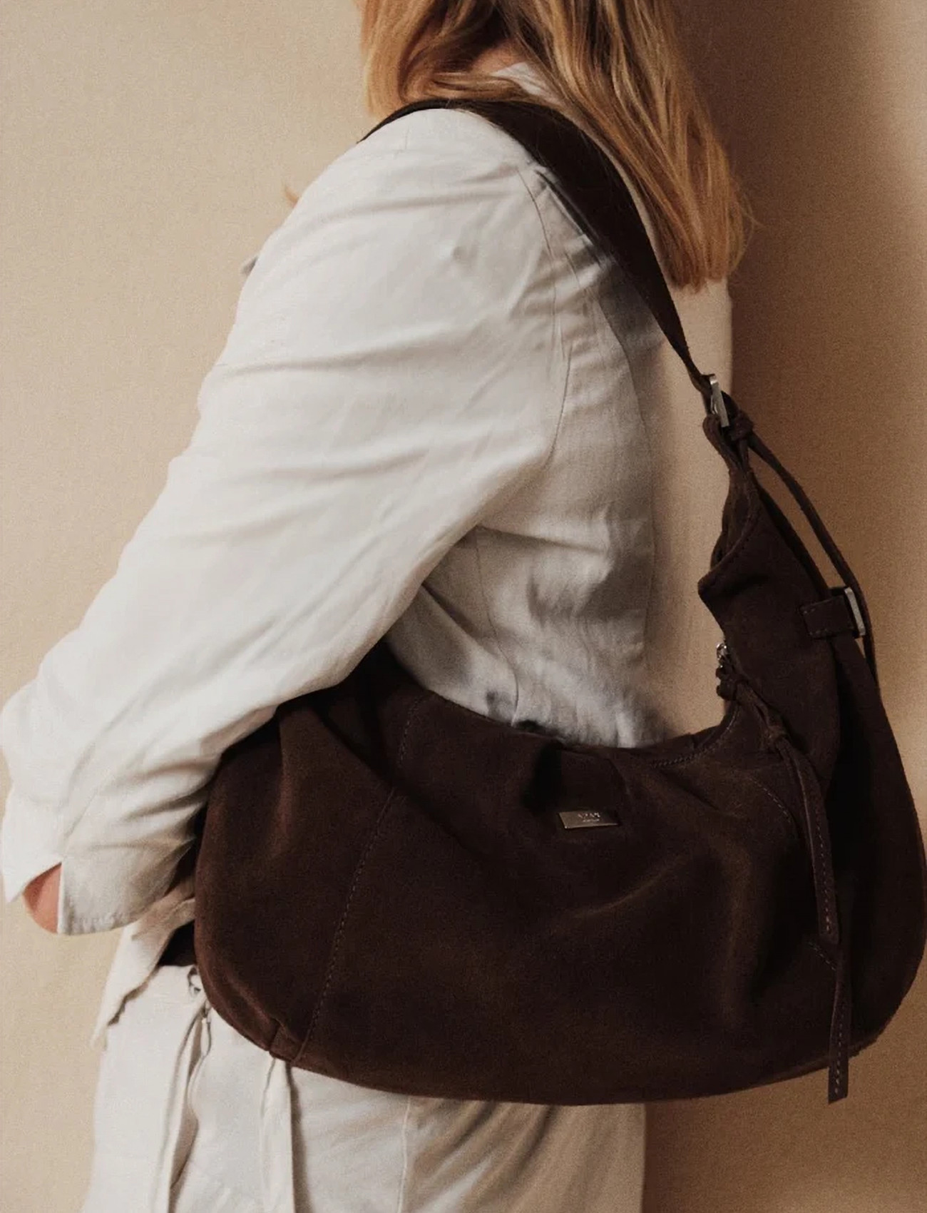 Adax Rozzano Shoulder Bag Pascale, One Size, Brown, Tasker > Spande, Dame