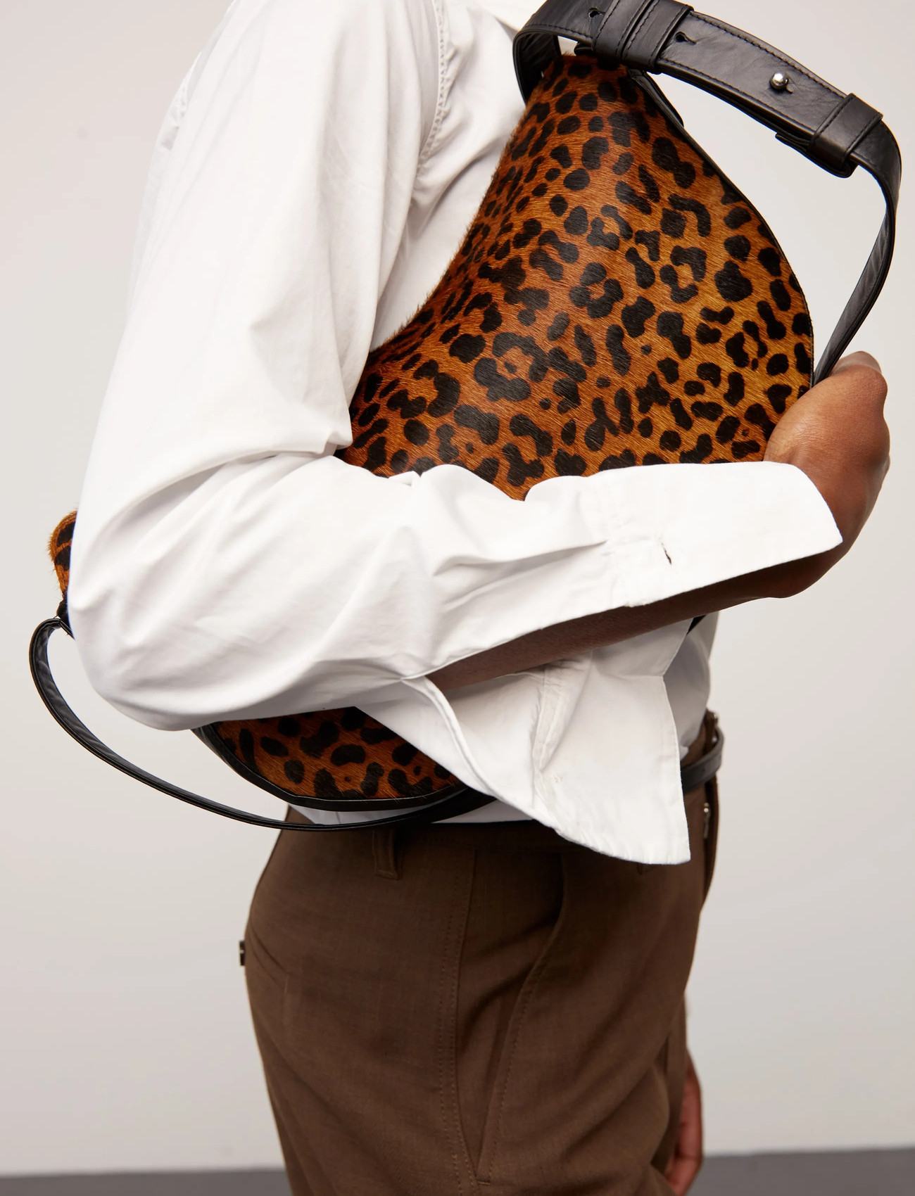 Adax Amalfi Leo Shoulder Bag Alba, One Size, Black, Tasker > Små Skuldertasker-Crossbody-Tasker, Dame