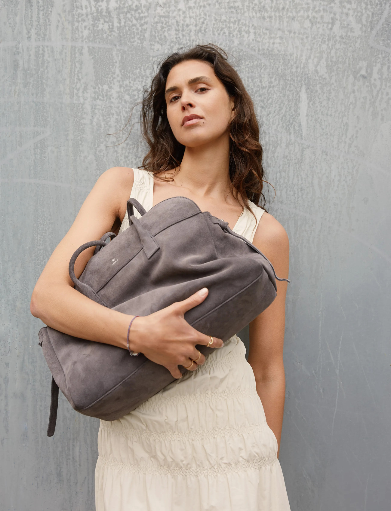 Adax Rozzano Shoulder Bag Vivienne, One Size, Grey, Tasker > Små Skuldertasker-Crossbody-Tasker, Dame
