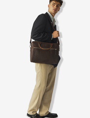 Adax - Catania briefcase Axel 15,6' - laptopväskor - dark brown - 0