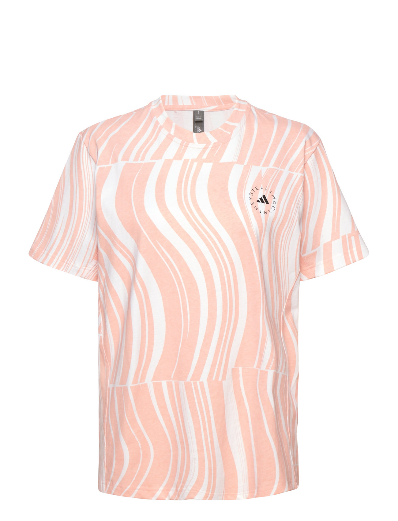Asmc Gr Tee Sport T-shirts & Tops Short-sleeved Pink Adidas By Stella McCartney