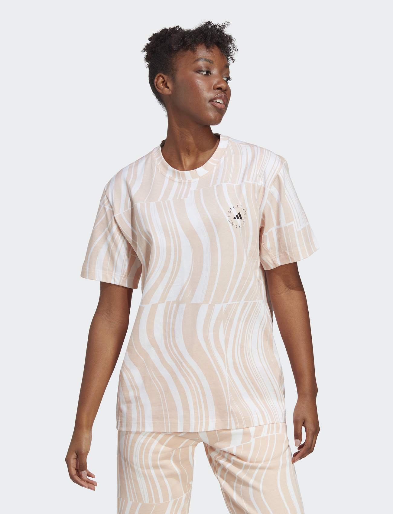 adidas warped stripes tee