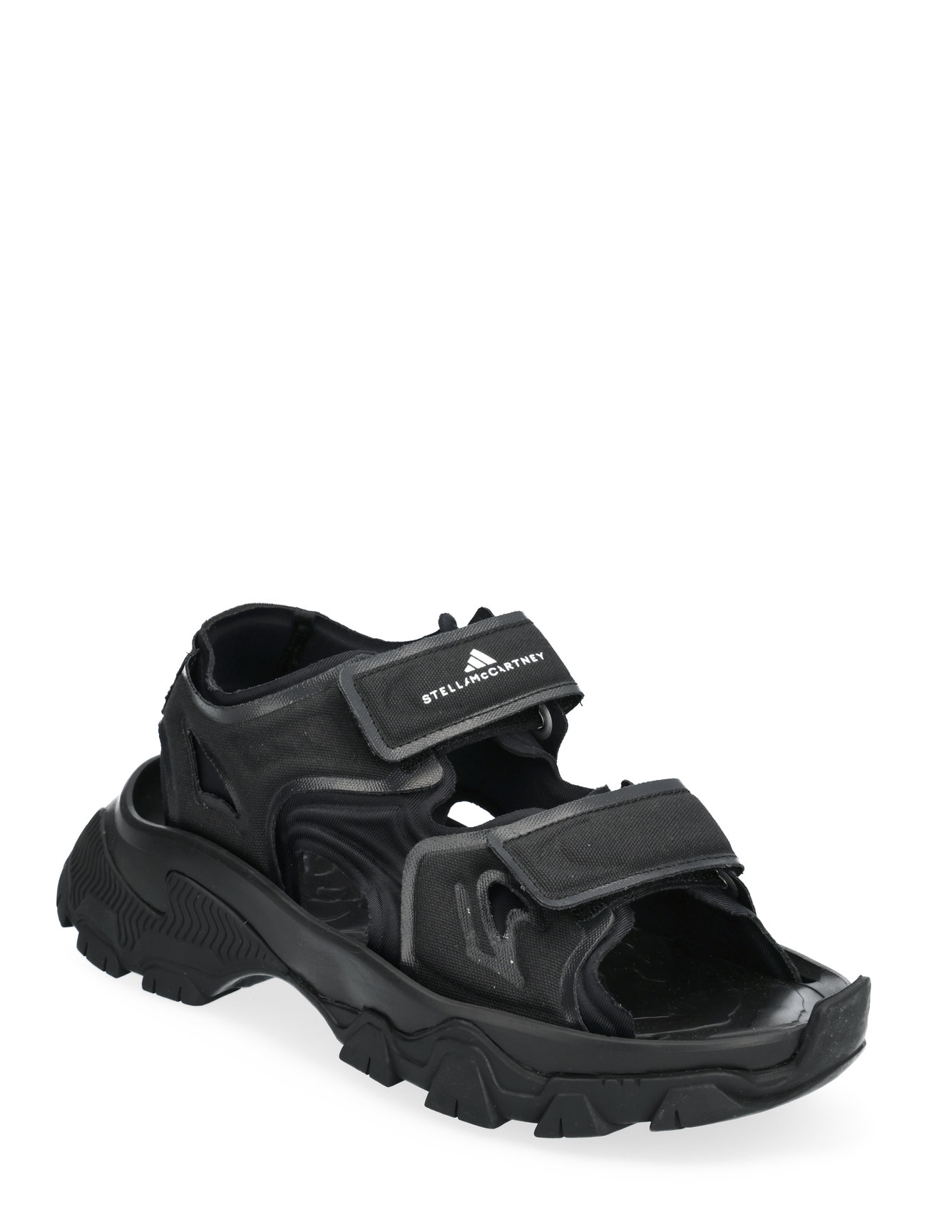 Asmc Hika Sandal Canvas Sport Sandals Flat Black Adidas By Stella McCartney