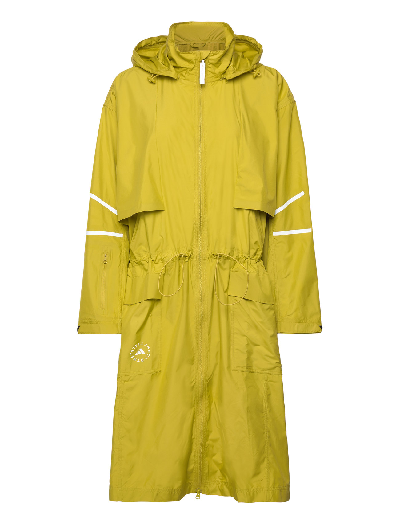 Asmc Sw Parka Sport Rainwear Rain Coats Yellow Adidas By Stella McCartney