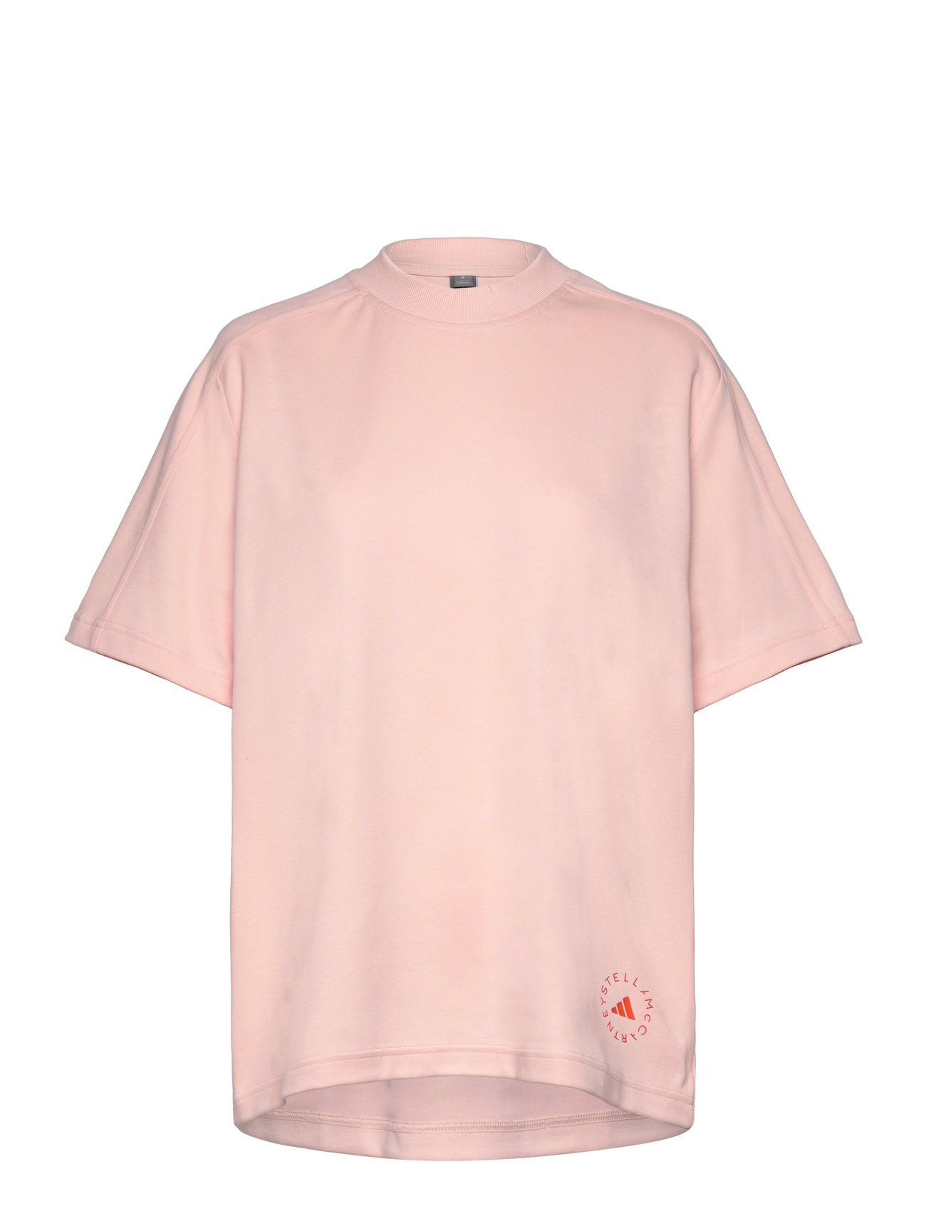 Asmc Logo Tee Sport Women Sport Clothing Sports Tops & T-shirts Sport T-Skjorte Pink Adidas By Stella McCartney