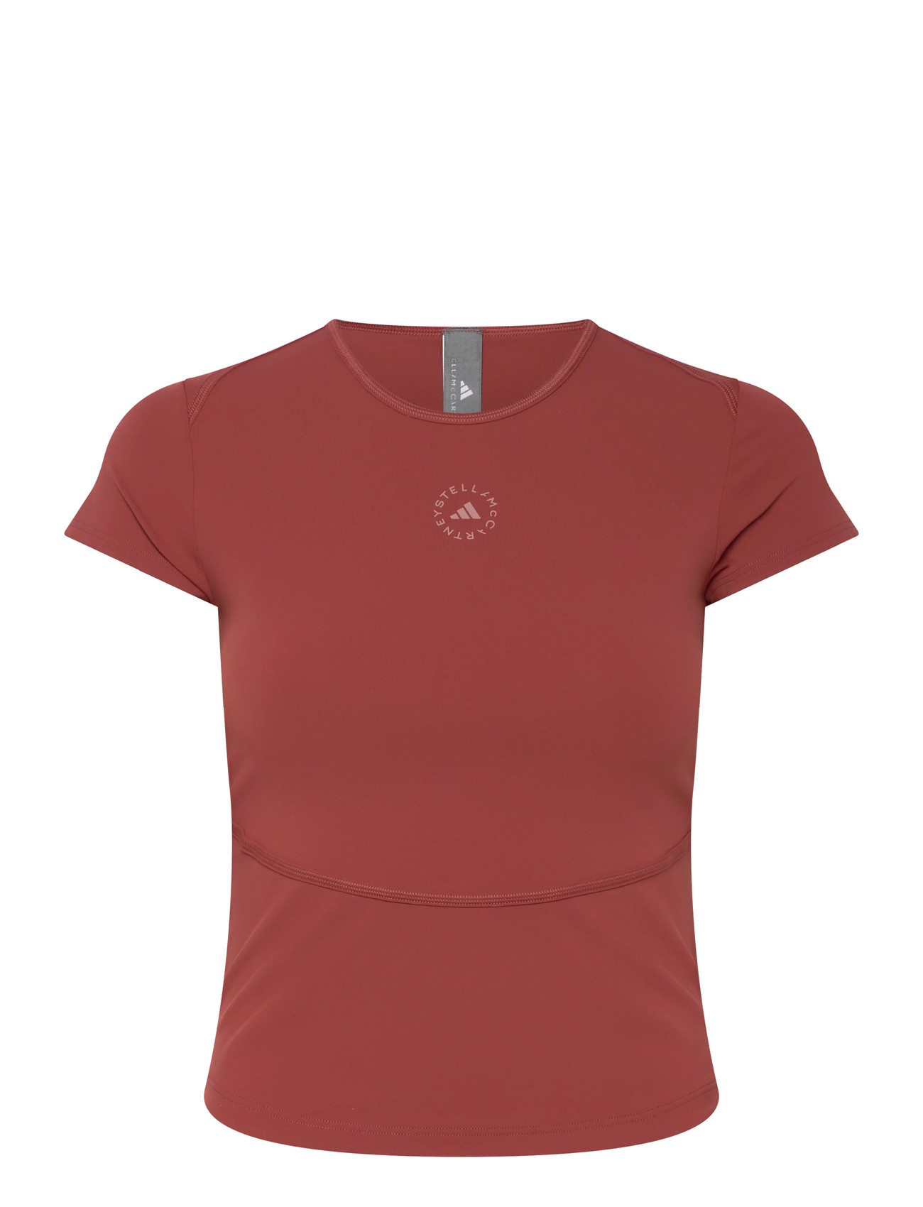 adidas by Stella McCartney Asmc Tpr Tee, S, Burgundy, Sports Overdele & T-shirts > Sport T-shirts, Dame