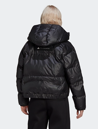 adidas by stella mccartney short puffer jacket