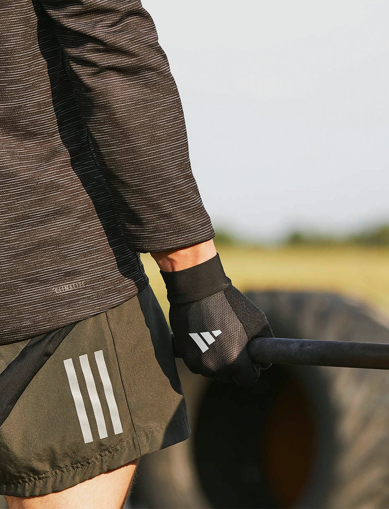 adidas Equipment Full Finger Essential Gloves, M, Multi/patterned, Sport Gloves > Sport Finger Gloves, Dame