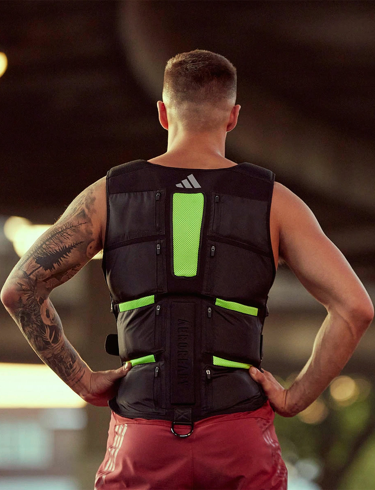 adidas Equipment Perf. Adjust. Wght Vest - 10Kg, 10 KG, Grey, Sport Training Equipment > Sport Weights, Herre