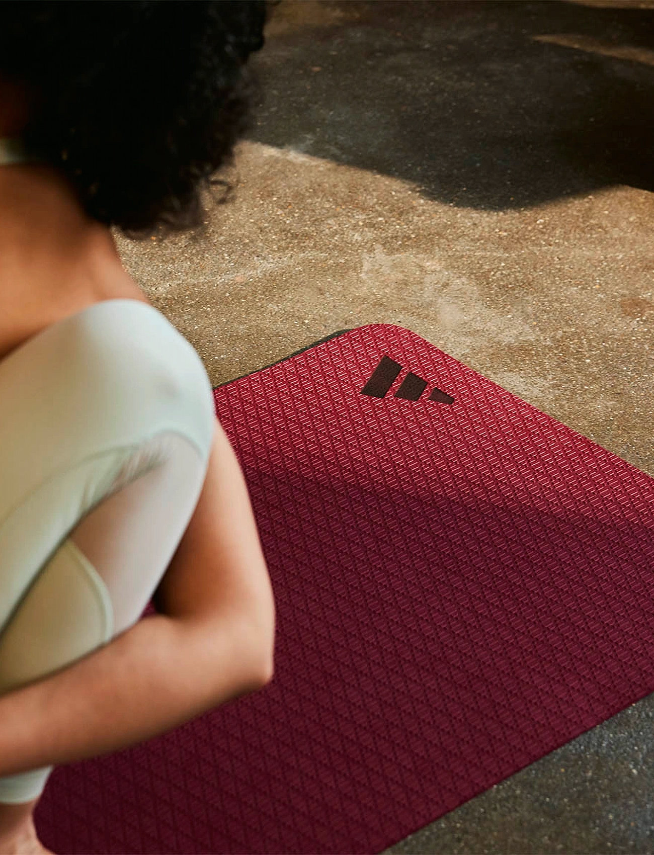 adidas Equipment Yoga Mat - 4Mm, One Size, Pink, Sport Yoga Equipment > Sport Yoga Mats And Accessories, Herre