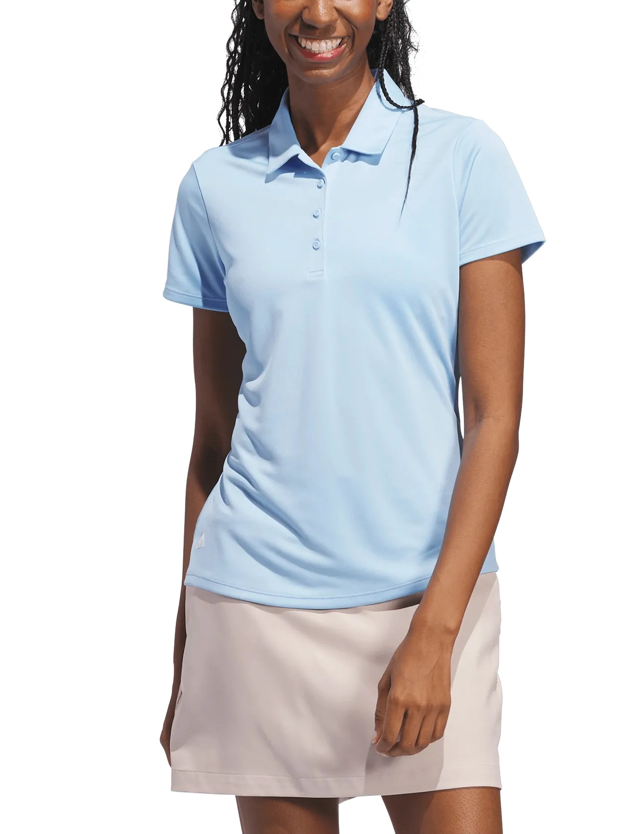 adidas Golf W Perf Sld Ss P, M, Blue, Sports Overdele & T-shirts > Sport Polos, Dame