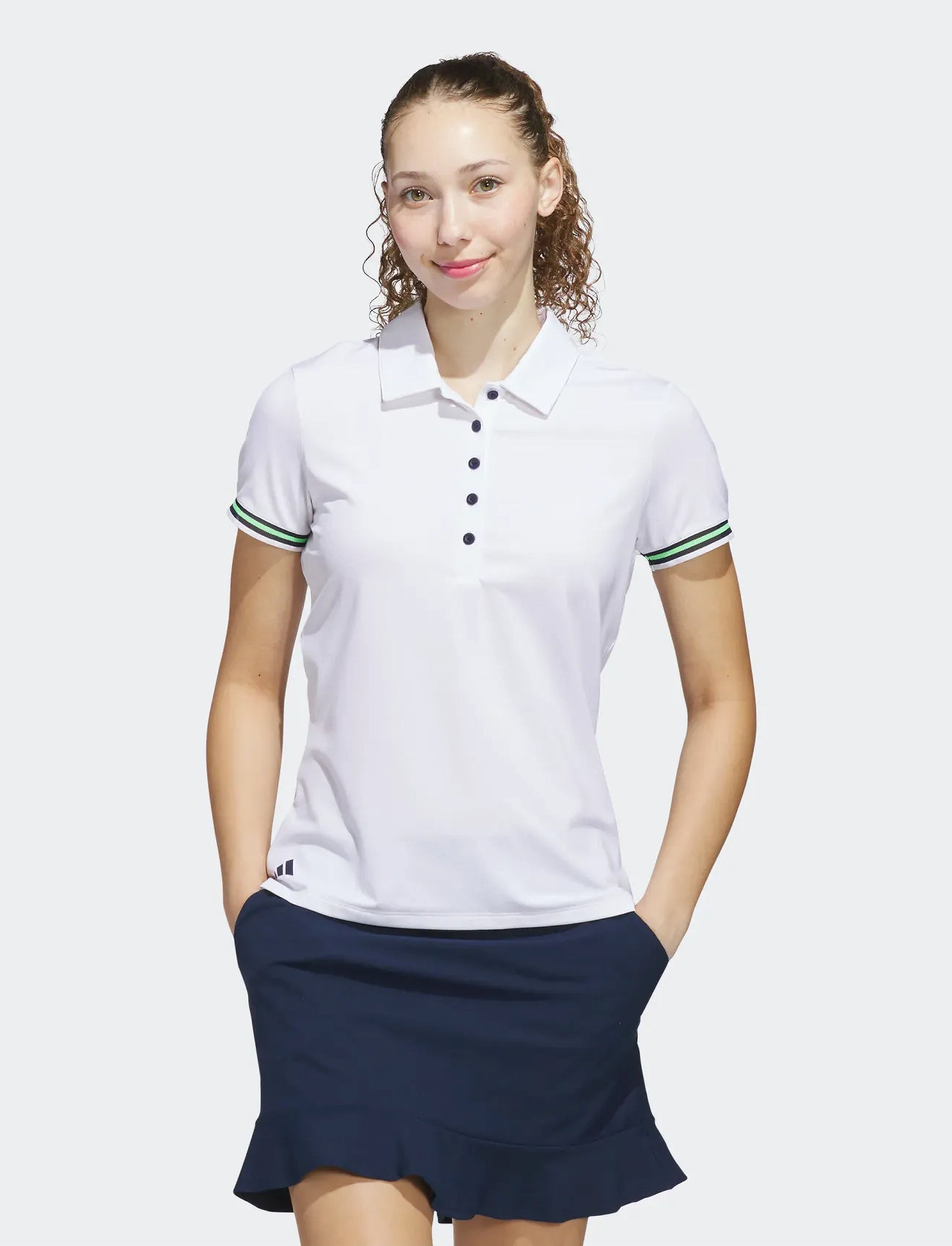 adidas Golf W Ultc Clsc Ss, S, White, Sports Overdele & T-shirts > Sport Polos, Dame