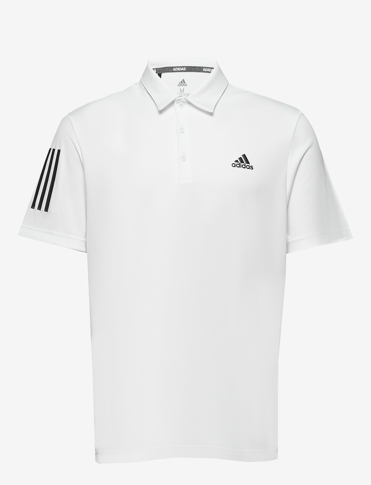 adidas 3 stripe golf shirt