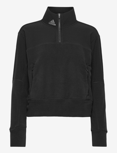 W FLC QTR Z J - sweatshirts & hættetrøjer - black