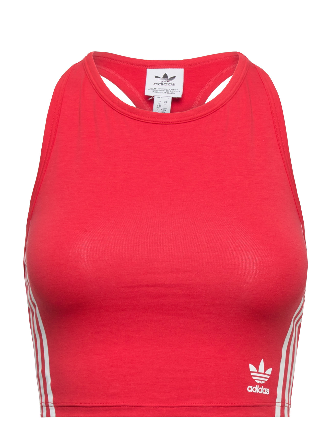 Bustier Sport Crop Tops Sleeveless Crop Tops Red Adidas Originals Underwear
