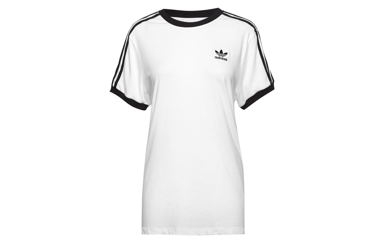 Coton Adidas 100 3 White Stripes Tee Originals wRqAxURO
