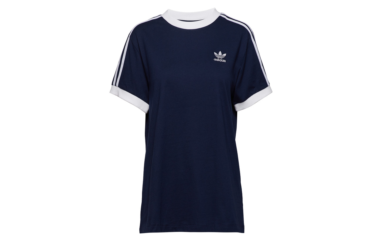 Coton Adidas 100 3 White Stripes Tee Originals wRqAxURO