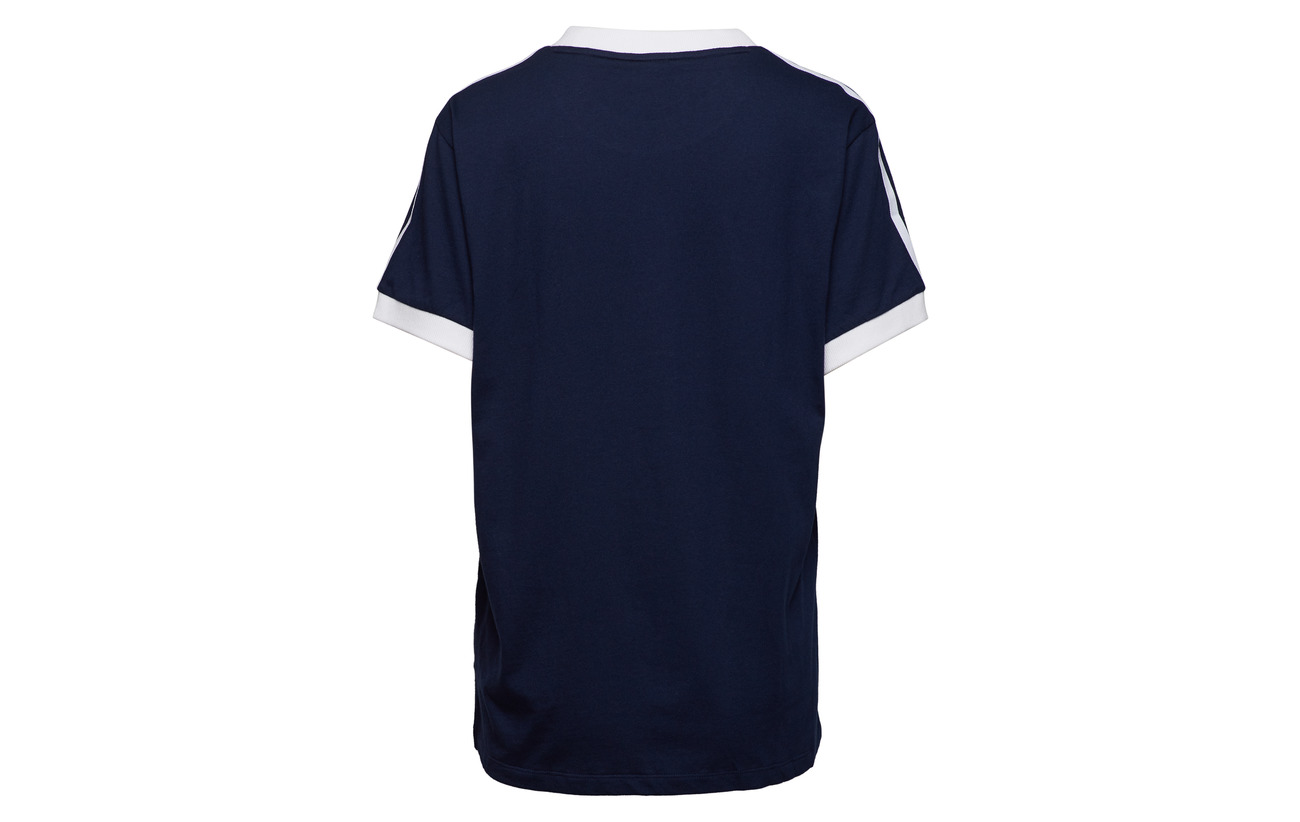 Coton Adidas 100 3 White Stripes Tee Originals wRqAxURO