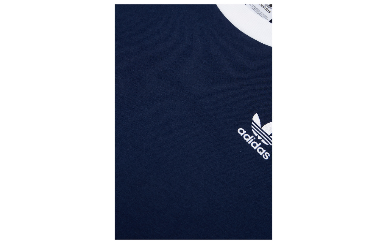 Coton Adidas 100 3 White Stripes Tee Originals wRqAxURO