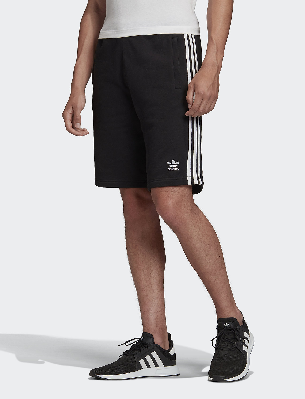 3-stripe Short (Black) (34.95 €) - adidas Originals - | Boozt.com