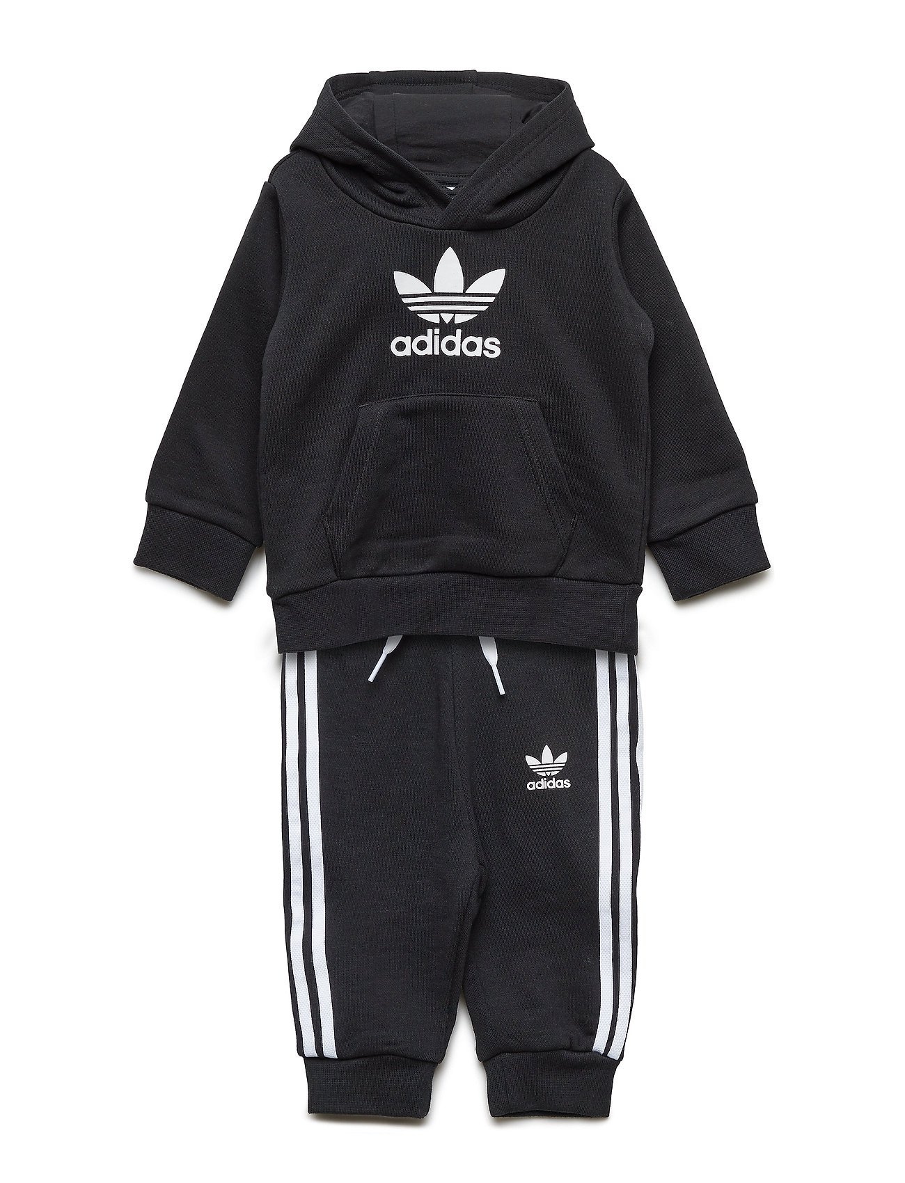 adidas originals trefoil black hoodie