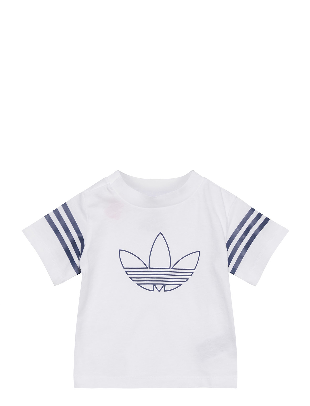 adidas outline tee white