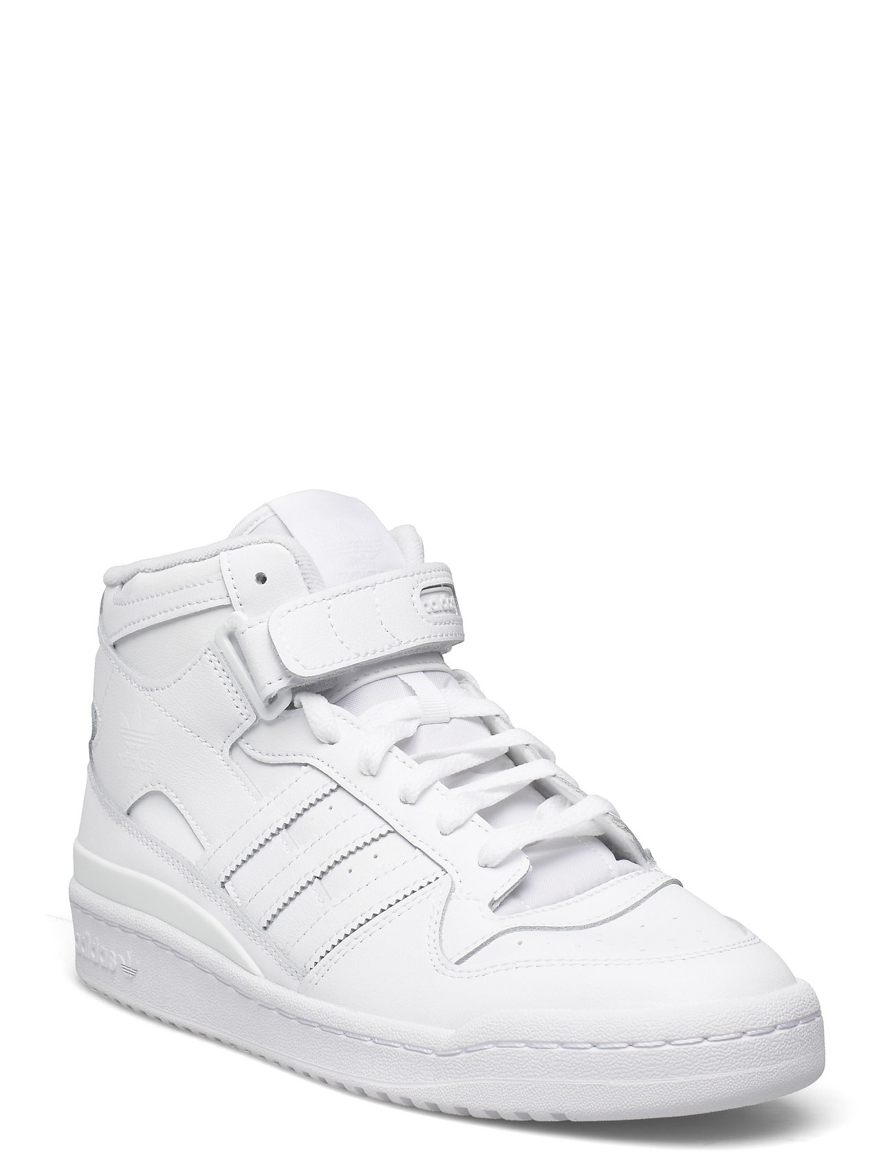"adidas Originals" "Forum Mid High-top Sneakers White Adidas