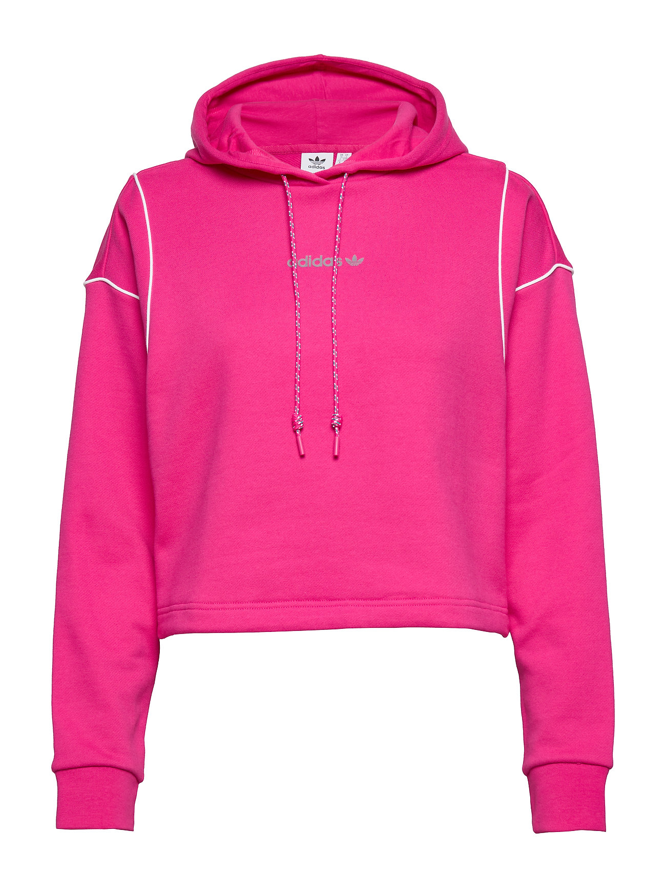 adidas pink cropped sweatshirt