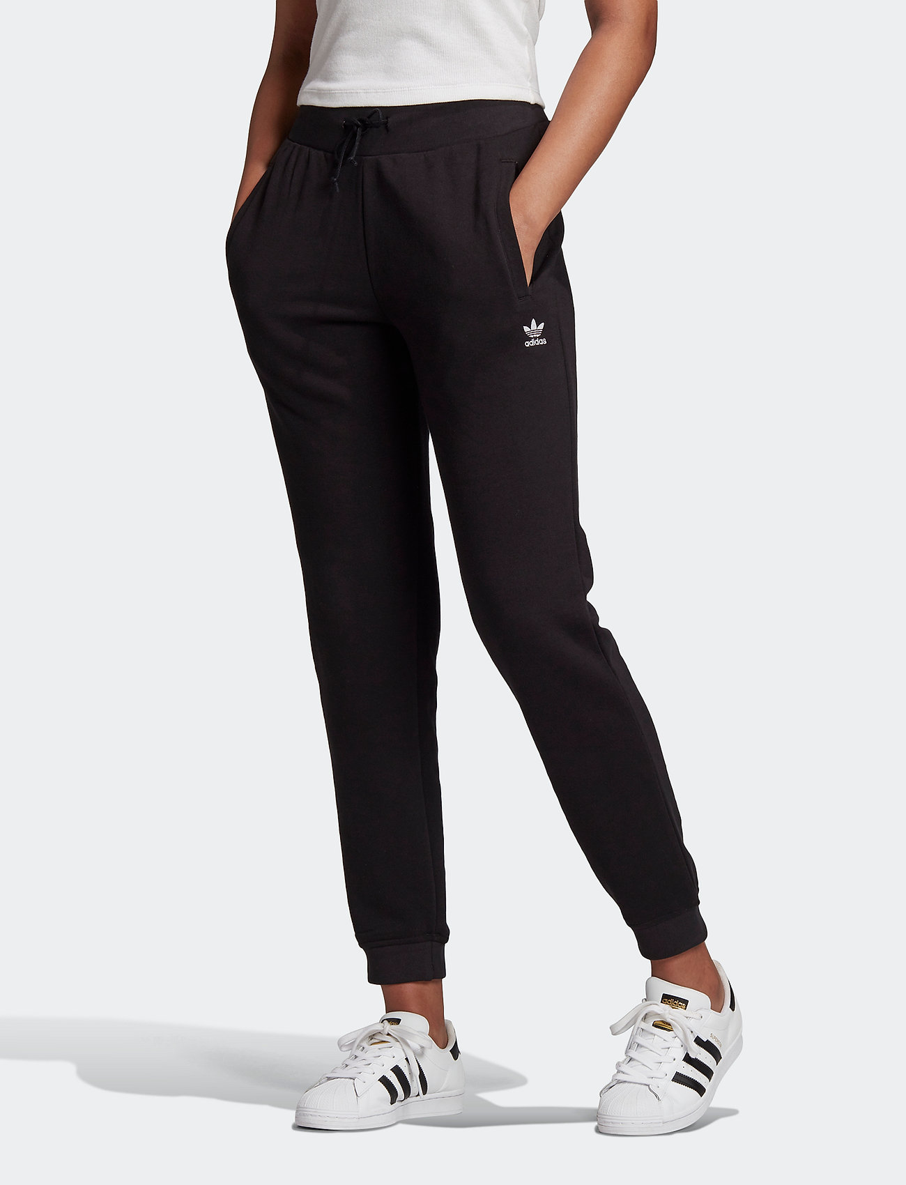 adidas originals track pants black