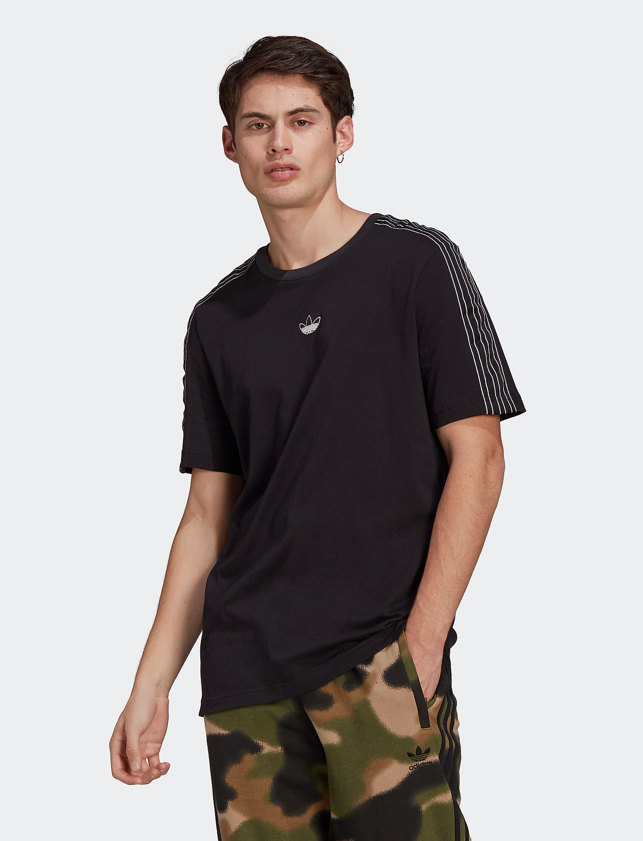 adidas SPRT Shadow 3-Stripes Tee