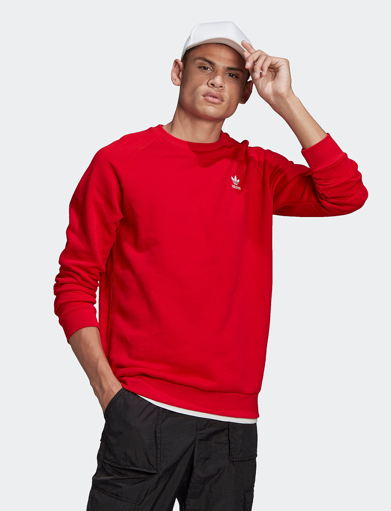 adidas essentials crewneck sweatshirt