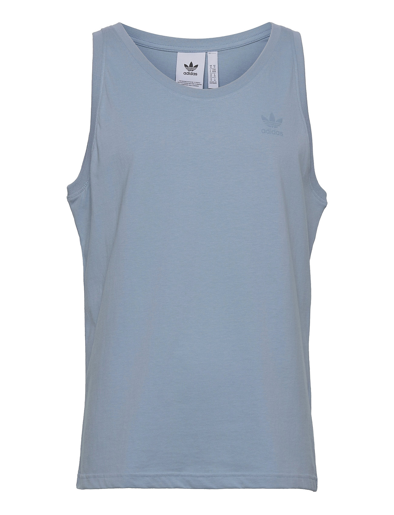 Adicolor Classics Marshmallow Trefoil Tank Top T-shirts Sleeveless Sininen Adidas Originals, adidas Originals