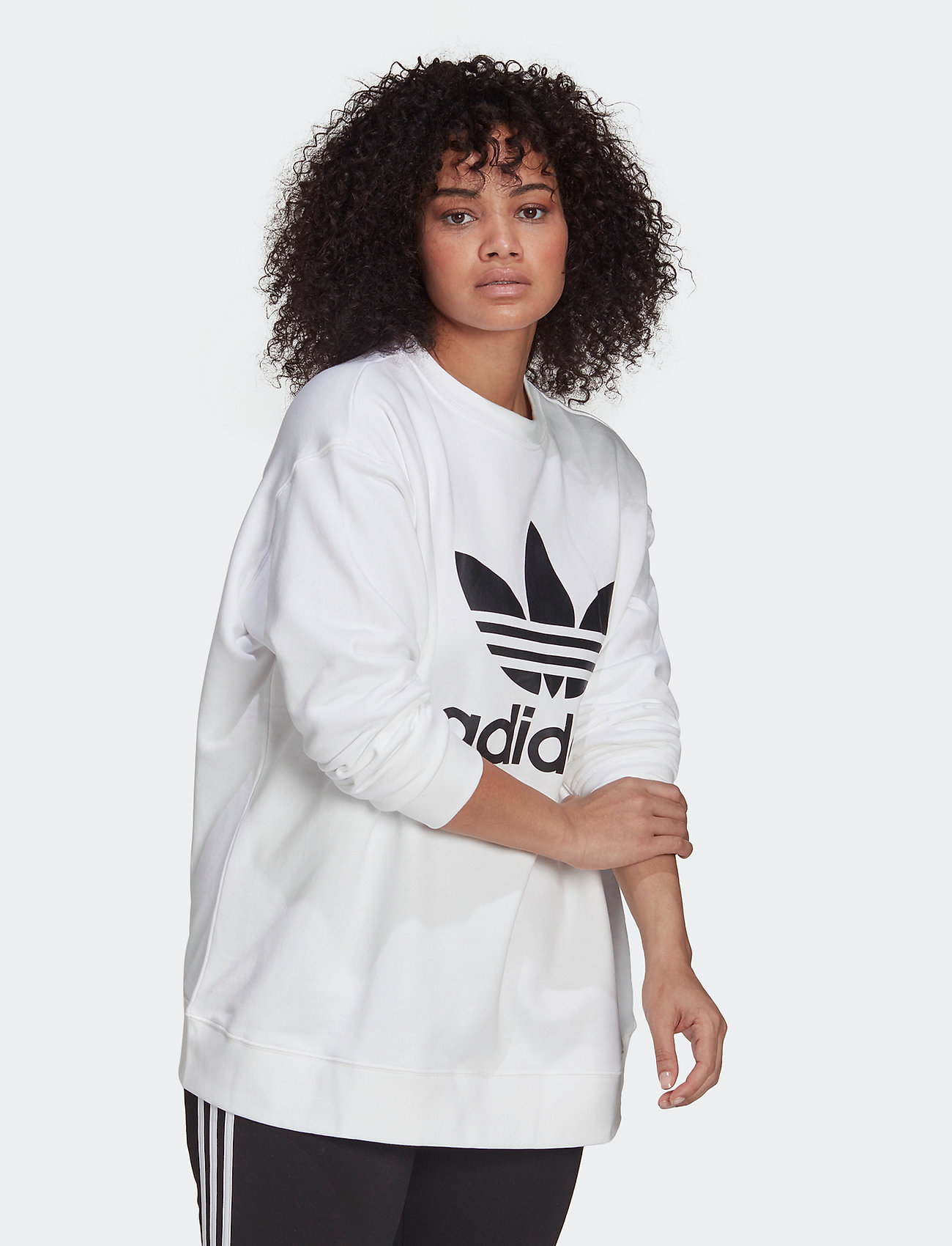 momentum venstre raid adidas Originals Trefoil Crew Sweatshirt (plus Size) - Sweatshirts |  Boozt.com