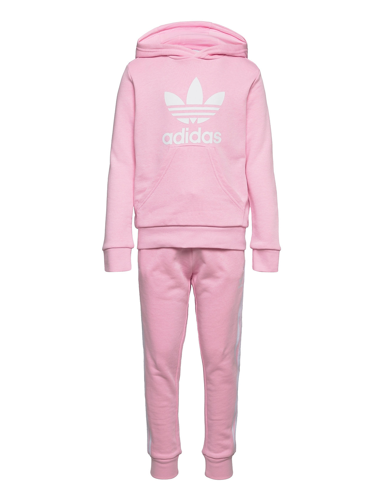 adidas trefoil hoodie set