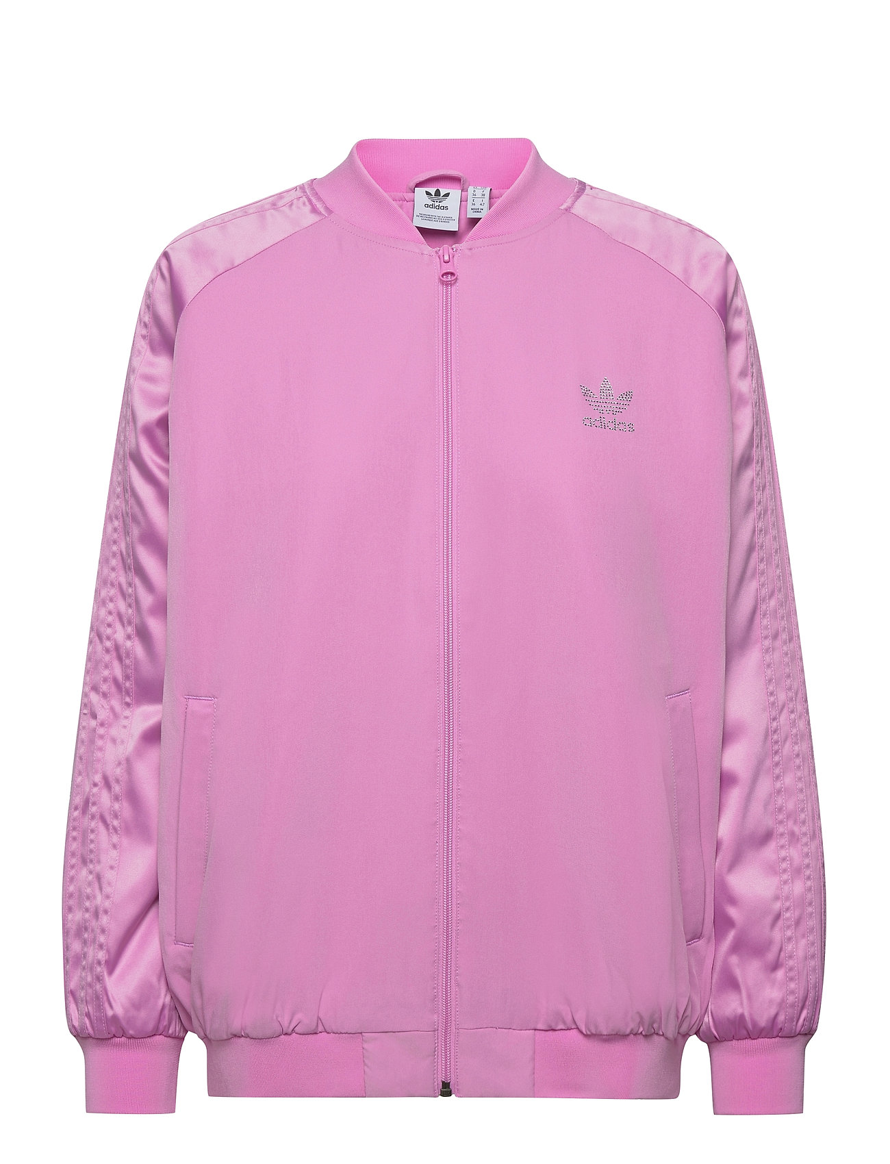 2000 Luxe Bomber Jacket W Bombertakki Vaaleanpunainen Adidas Originals, adidas Originals