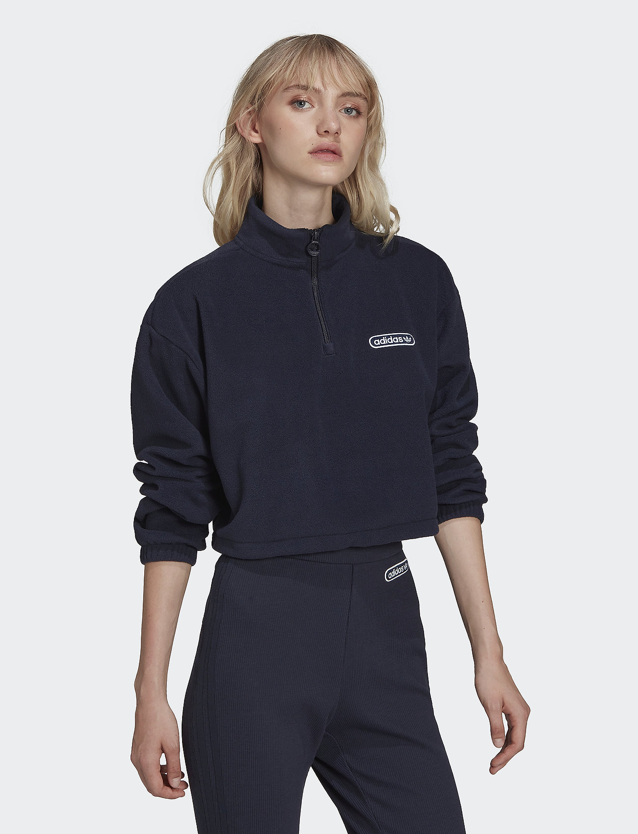 adidas crop fleece