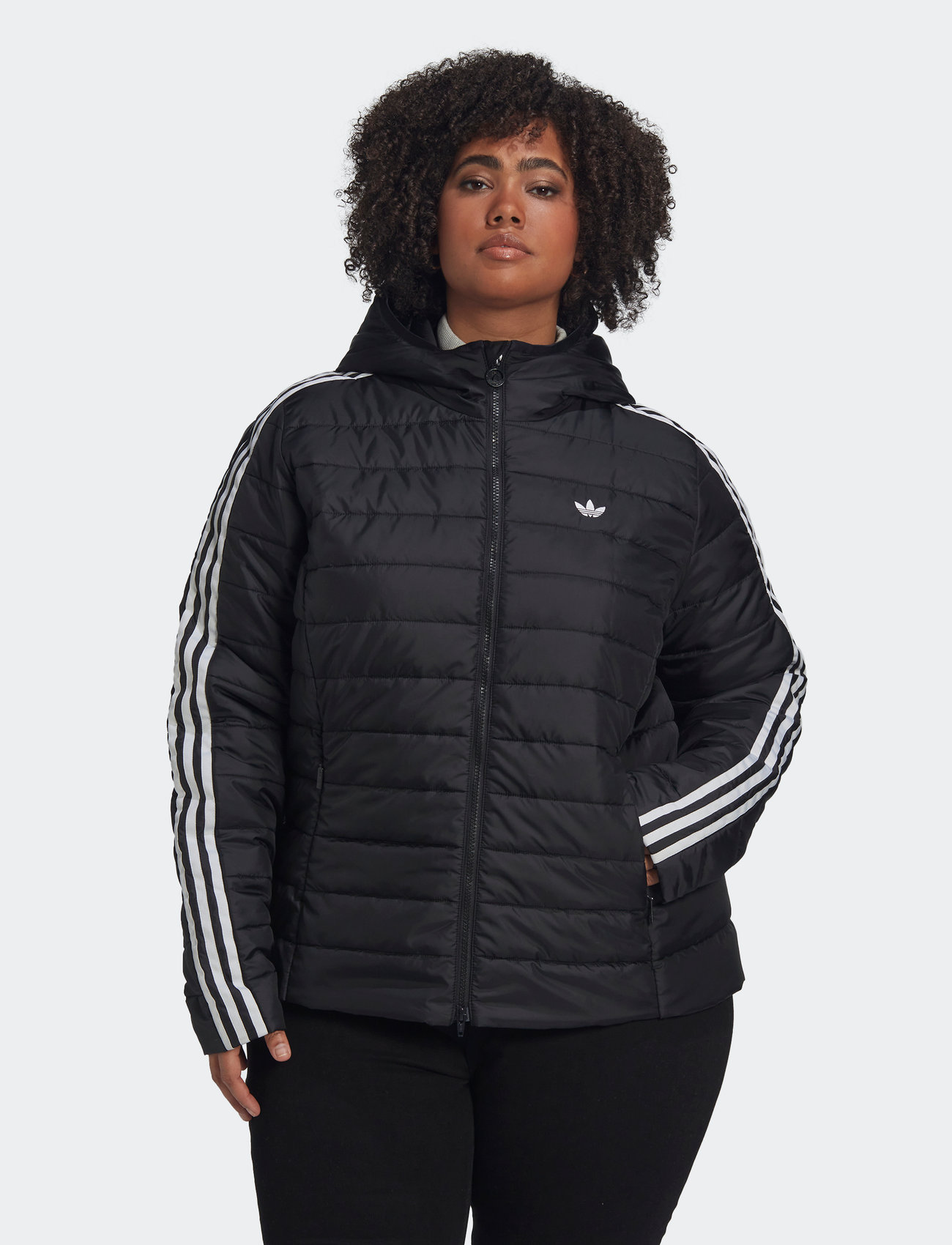 adidas Hooded Premium Slim Jacket (plus Size) - Forede jakker | Boozt.com