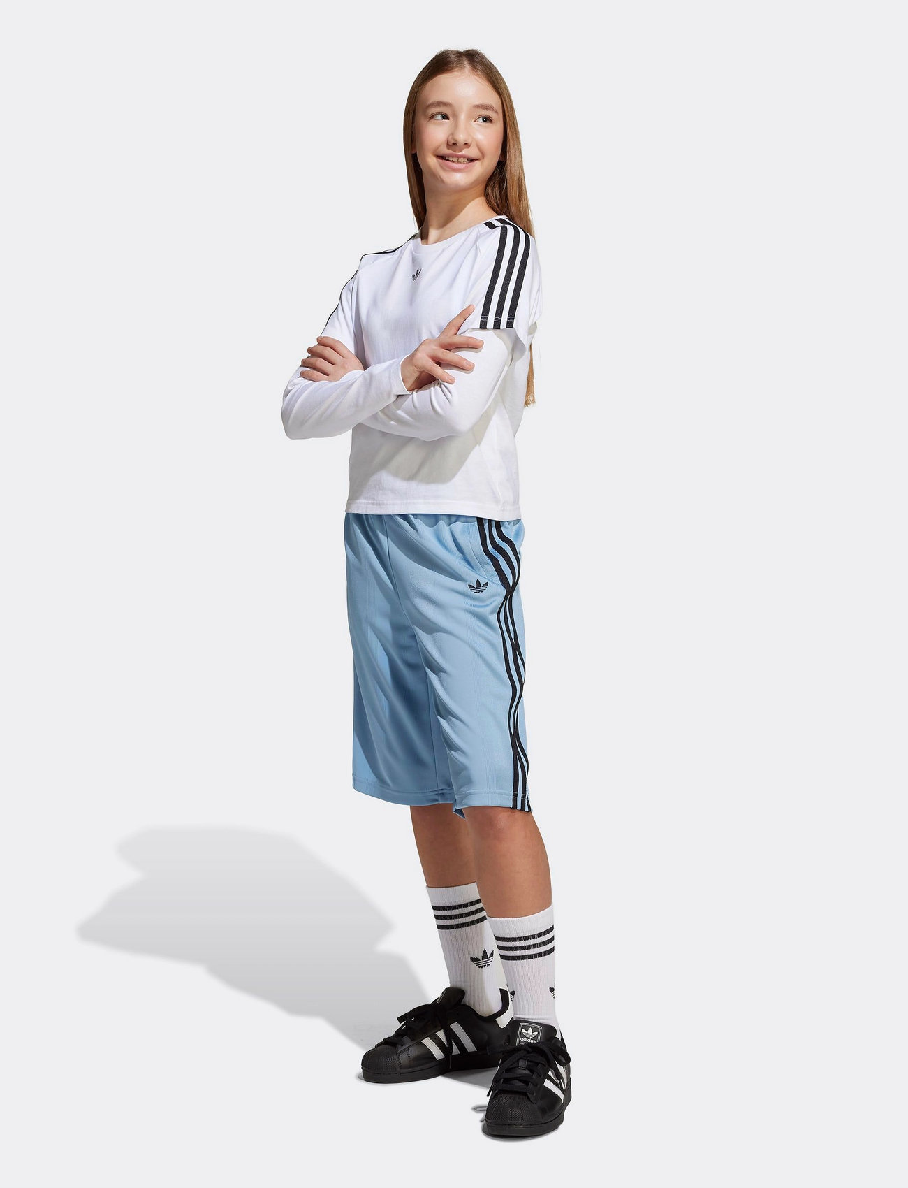 adidas Originals Shorts, 152, Blue, Shorts > Svedeshorts, Børn