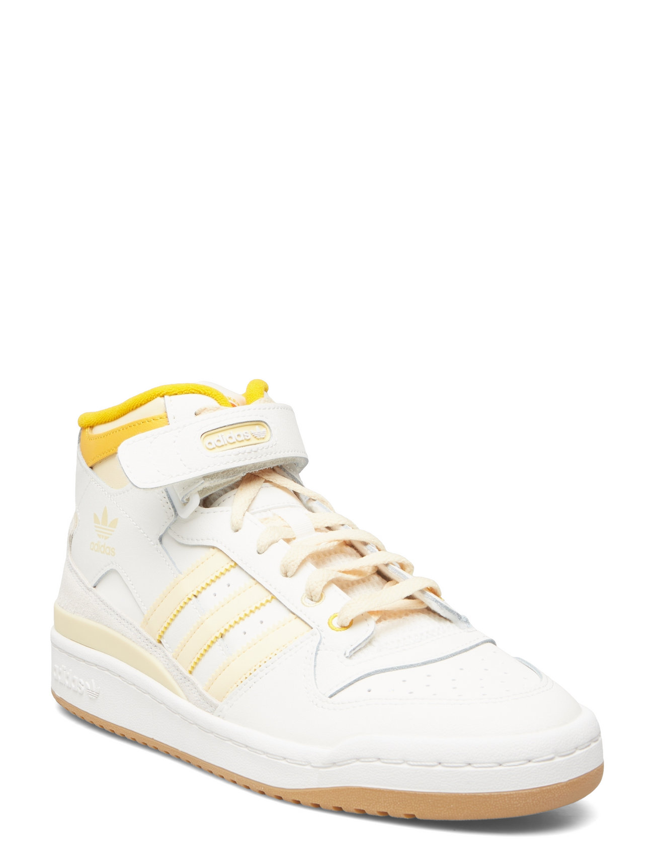 "adidas Originals" "Forum Mid Sport Sneakers High-top Yellow Adidas