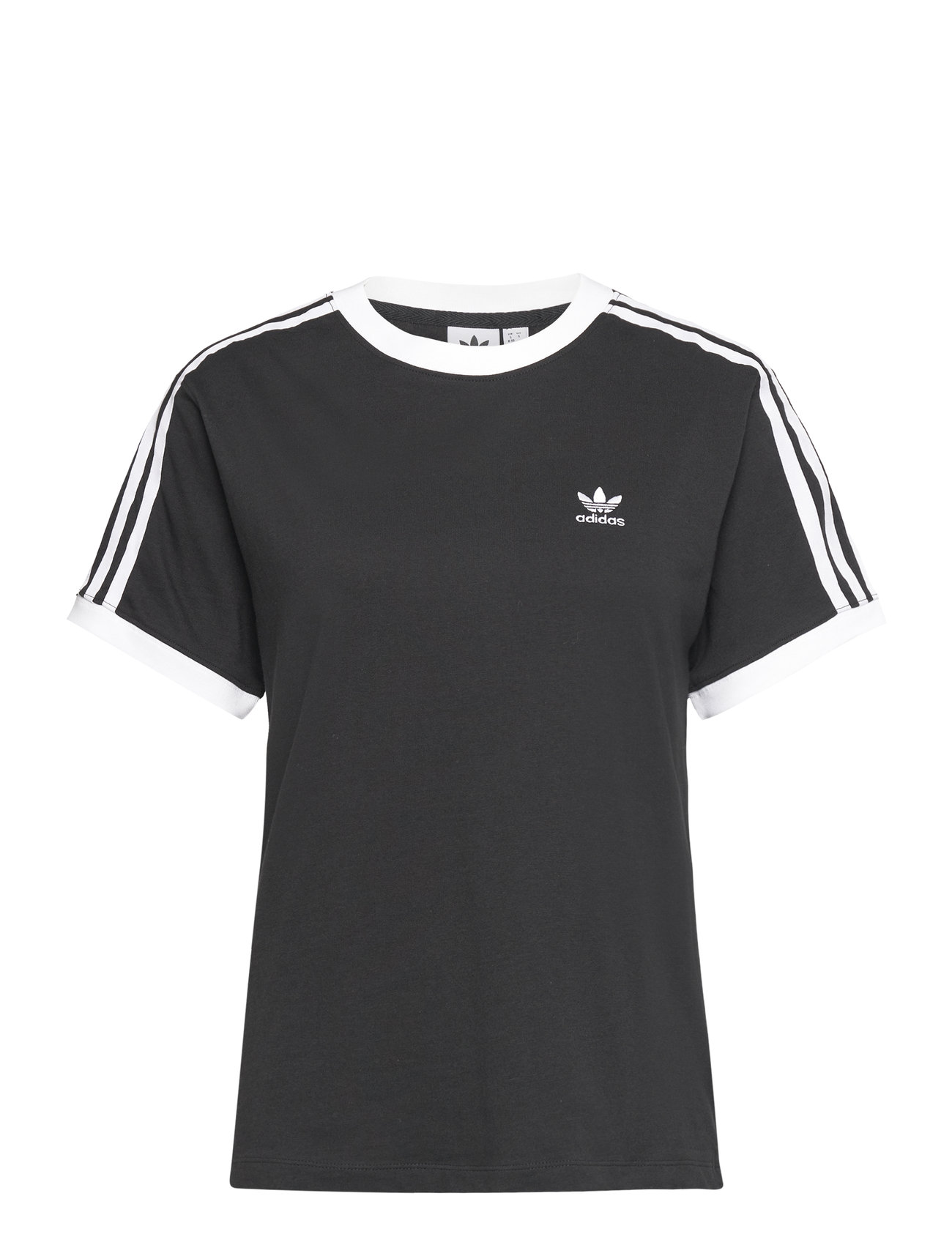 3 Stripes Tee Sport T-shirts & Tops Short-sleeved Black Adidas Originals