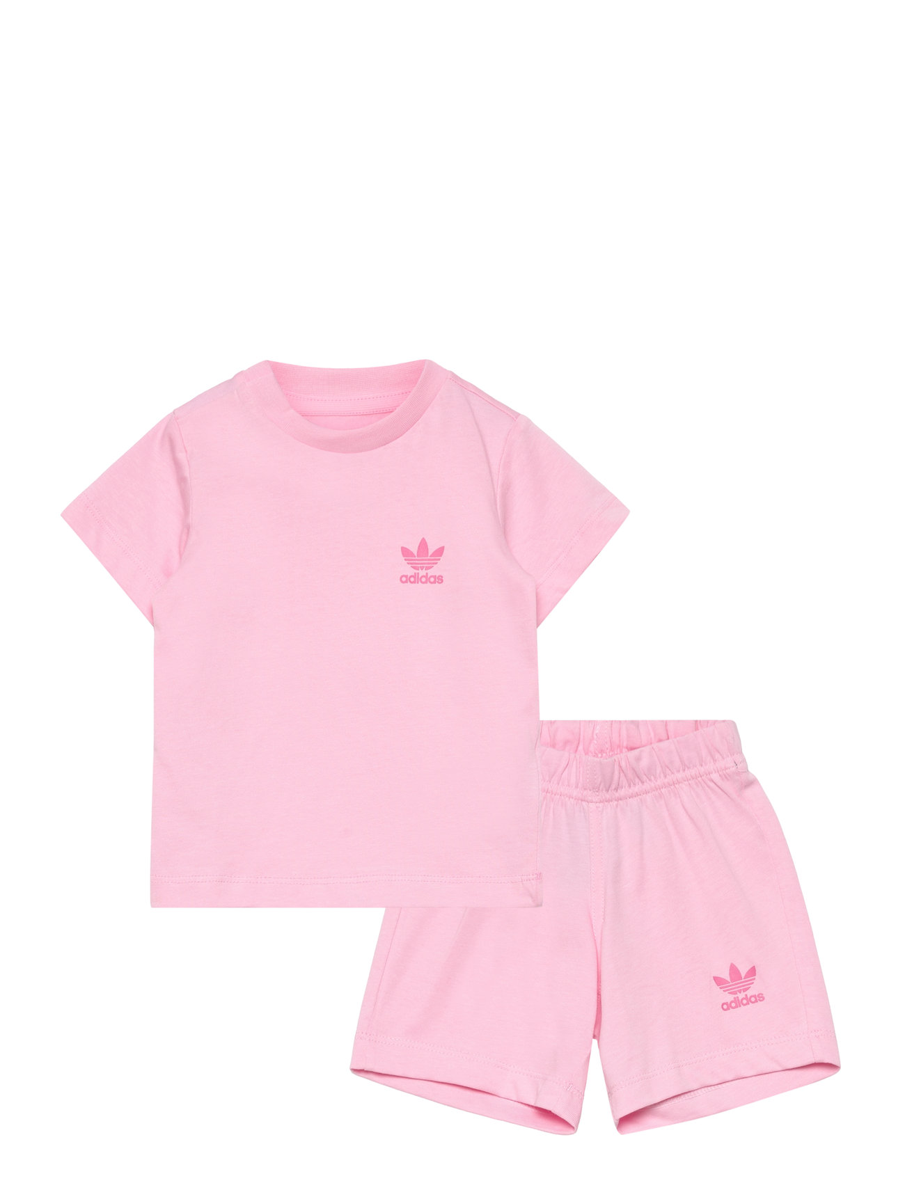 Short Tee Set Sport Sets With Short-sleeved T-shirt Pink Adidas Originals