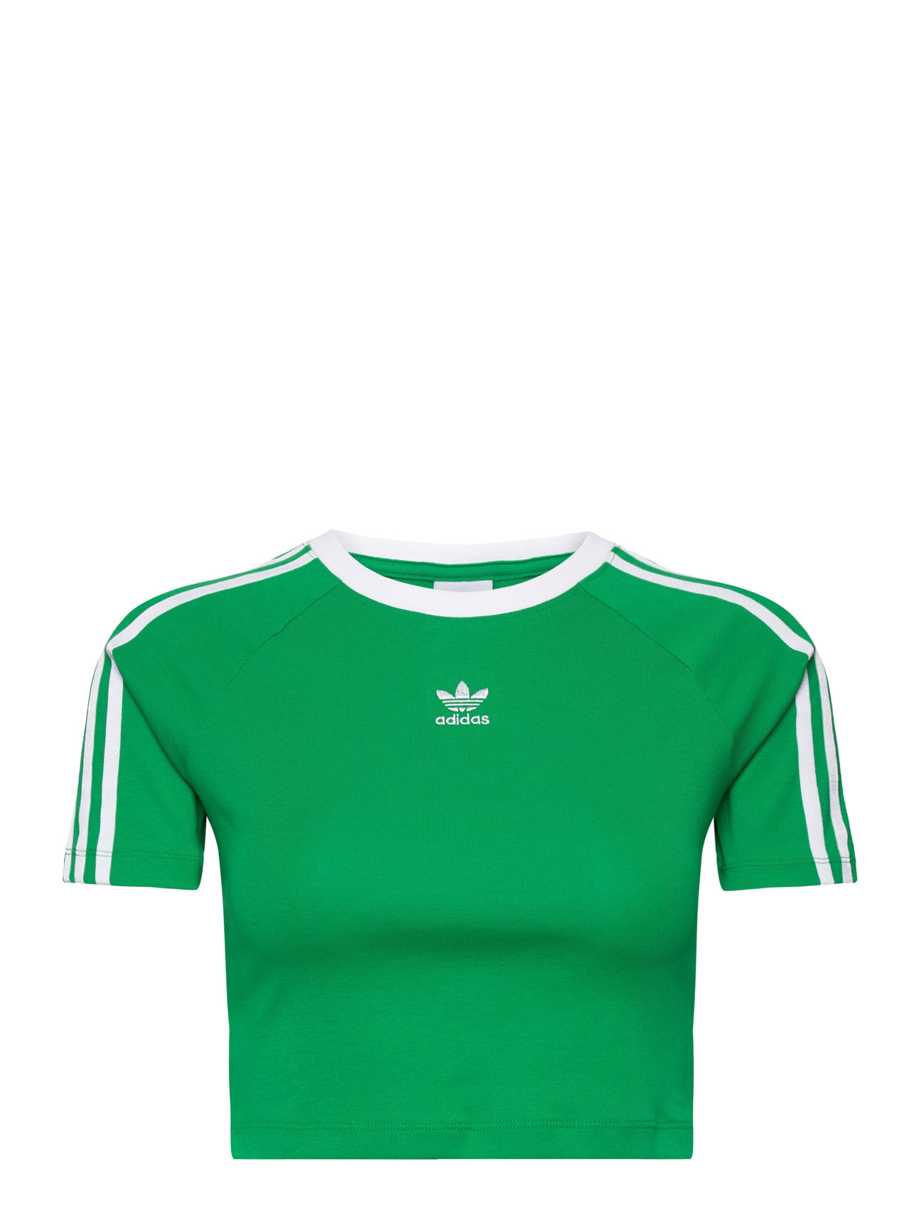 3 S Baby Tee Sport Crop Tops Short-sleeved Crop Tops Green Adidas Originals